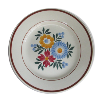 Assiette H B C   «  côte d'argent »