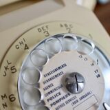 Socotel S63 beige dial phone