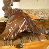 Pair of sconces with ancient dragon decoration