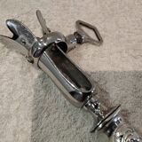 Leg of lamb handle, silver-plated metal handle, Christofle Marly silversmith, 21.6cm