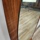 Curved plywood wall mirror by Campo e Graffi, 1960s