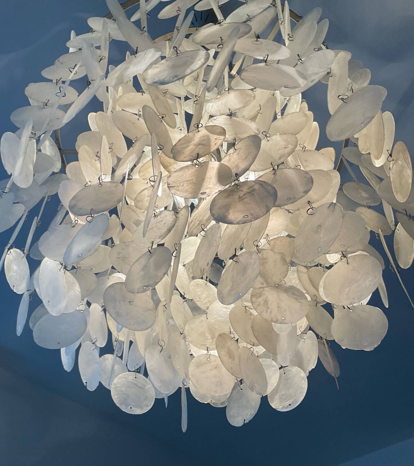 Lustre Verner Panton Fun 1DM suspension en nacre
