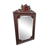 Breton trumeau wall mirror
