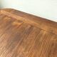 Oak coffee table with a double top