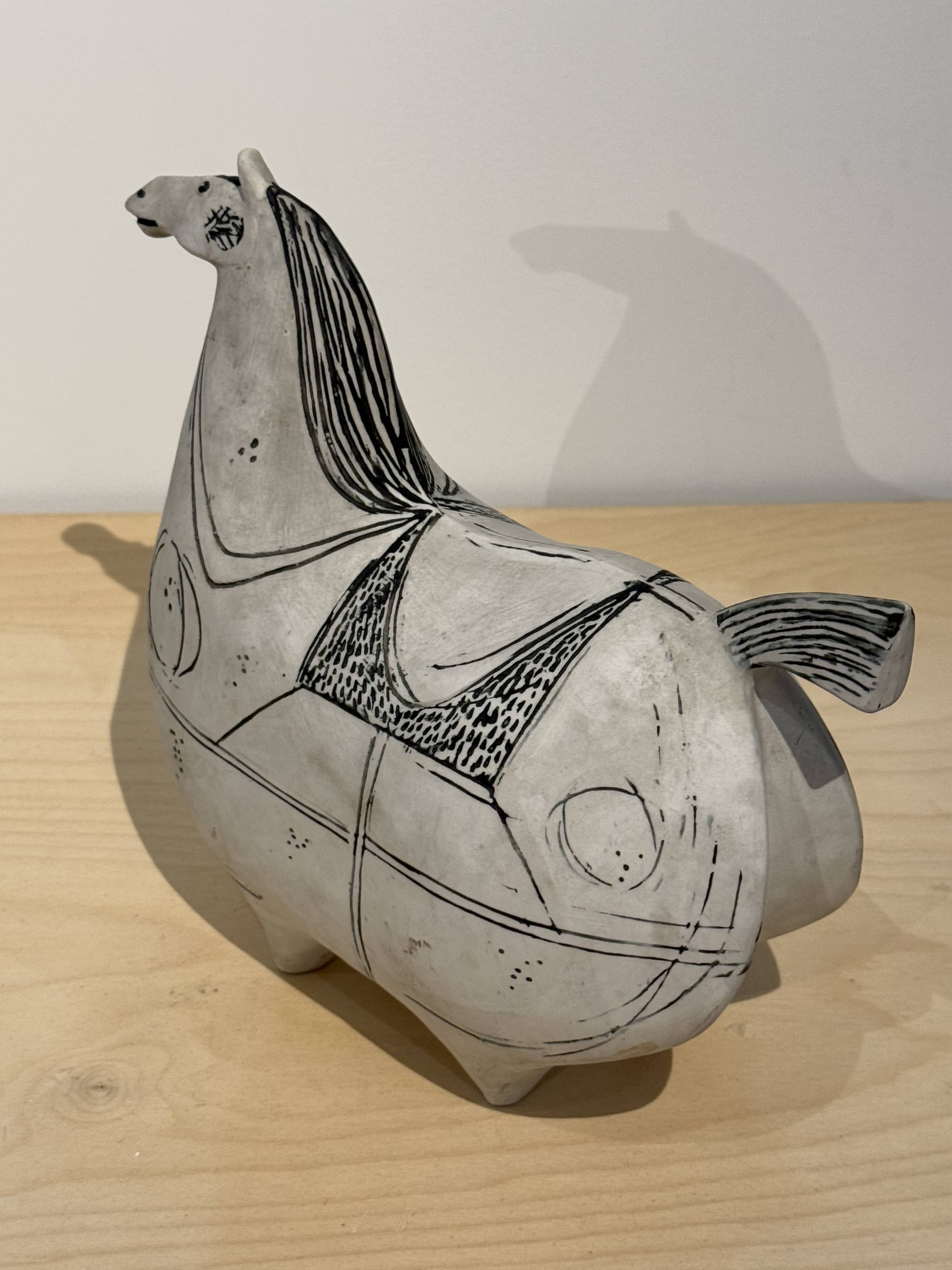 Great horse by Stig Lindberg, gustavberg studio 1952-1972