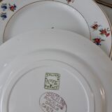 Lot of 4 plates Salins model Castile