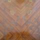 Louis XV commode - 2 drawers - floral marquetry - bronze ornament - 1950