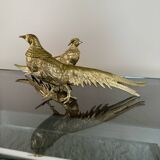 Decorative brass pheasants from the 70s (X2)