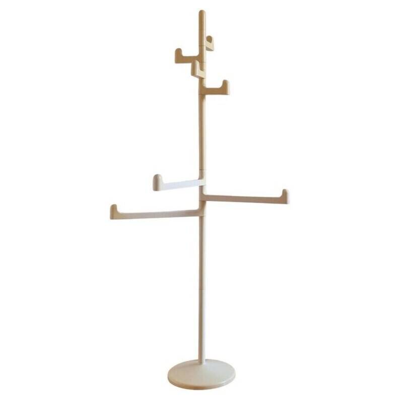 Midcentury Floor Coat Rack Gedy, Makio Hasuike, Italy, 1970s