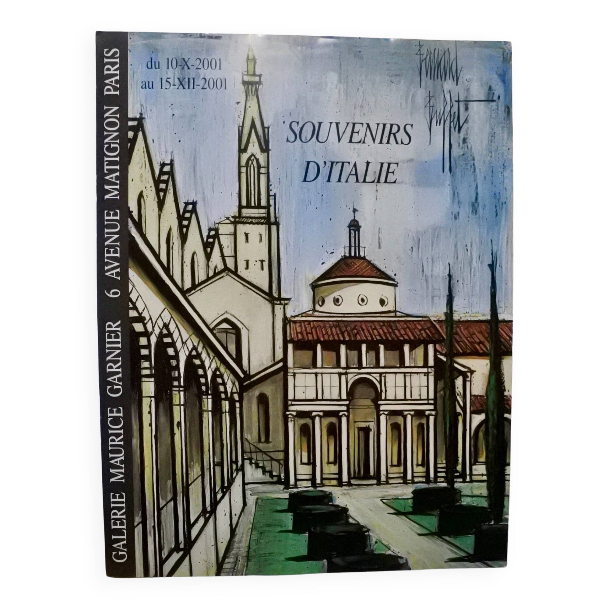 Bernard Buffet exhibition poster "Souvenirs of Italy"