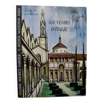 Affiche expo Bernard Buffet "Souvenirs d'Italie"