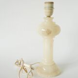 Alabaster lamp base 1970