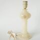 Alabaster lamp base 1970