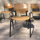Lot de 4 chaises vintage Arhend Hollande