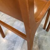 Set of 2 Mito Scandinavian style chairs by Carlo Bartoli for Tisettanta vintage