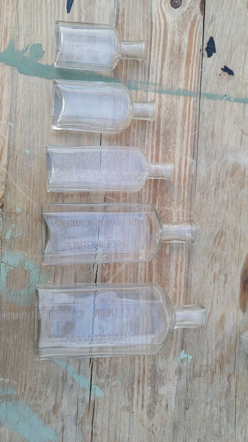 Old medicine bottles