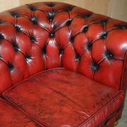 Vintage leather Chesterfield sofa