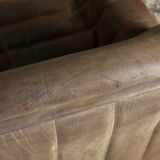 DeSede DS84 sofa in taupe buffalo leather