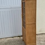 Art deco glass-glazed parisian wardrobe