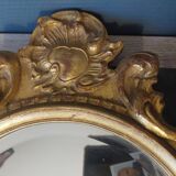 Baroque mirror in gilded wood