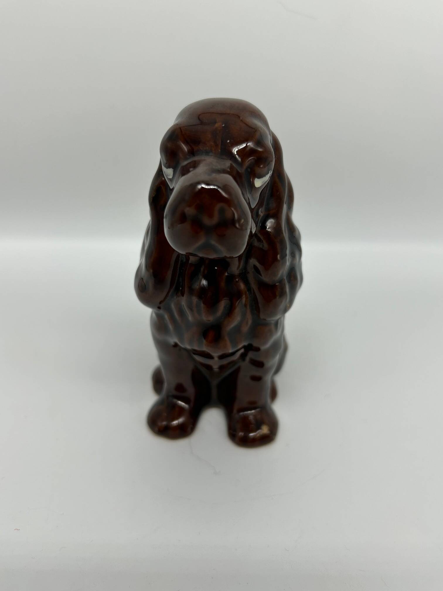 vintage ceramic cocker spaniel dog