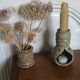 Vintage sandstone candlestick