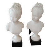 Bust duo Louise Brongniart