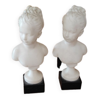 Bust duo Louise Brongniart