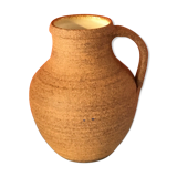 Contemporary ceramic pitcher champtoceaux without beak