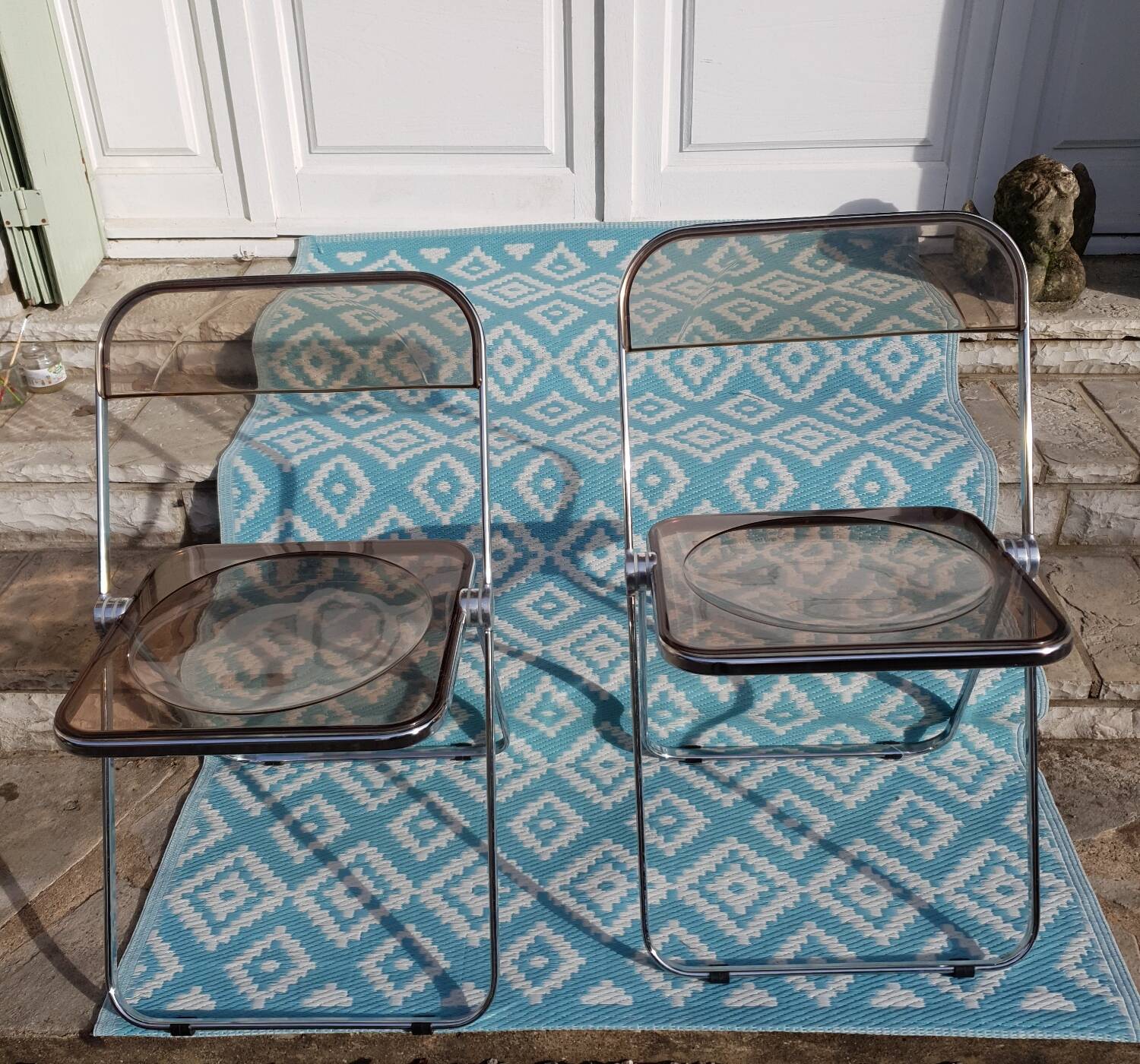 2 Folding chairs by Giancarlo Piretti for Castelli, Italy