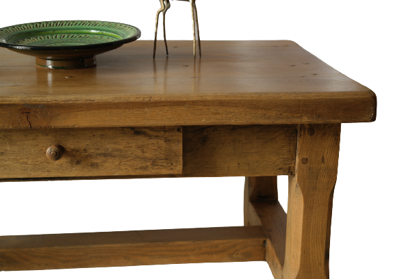 Solid oak table country 50s