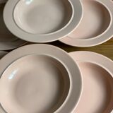 Pink ceramic plates