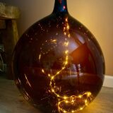 Old amber demijohn 50L