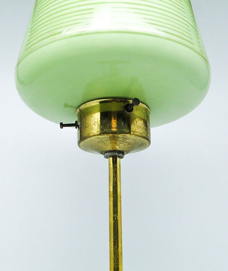 Suspension en verre du milieu du siècle, années 1950