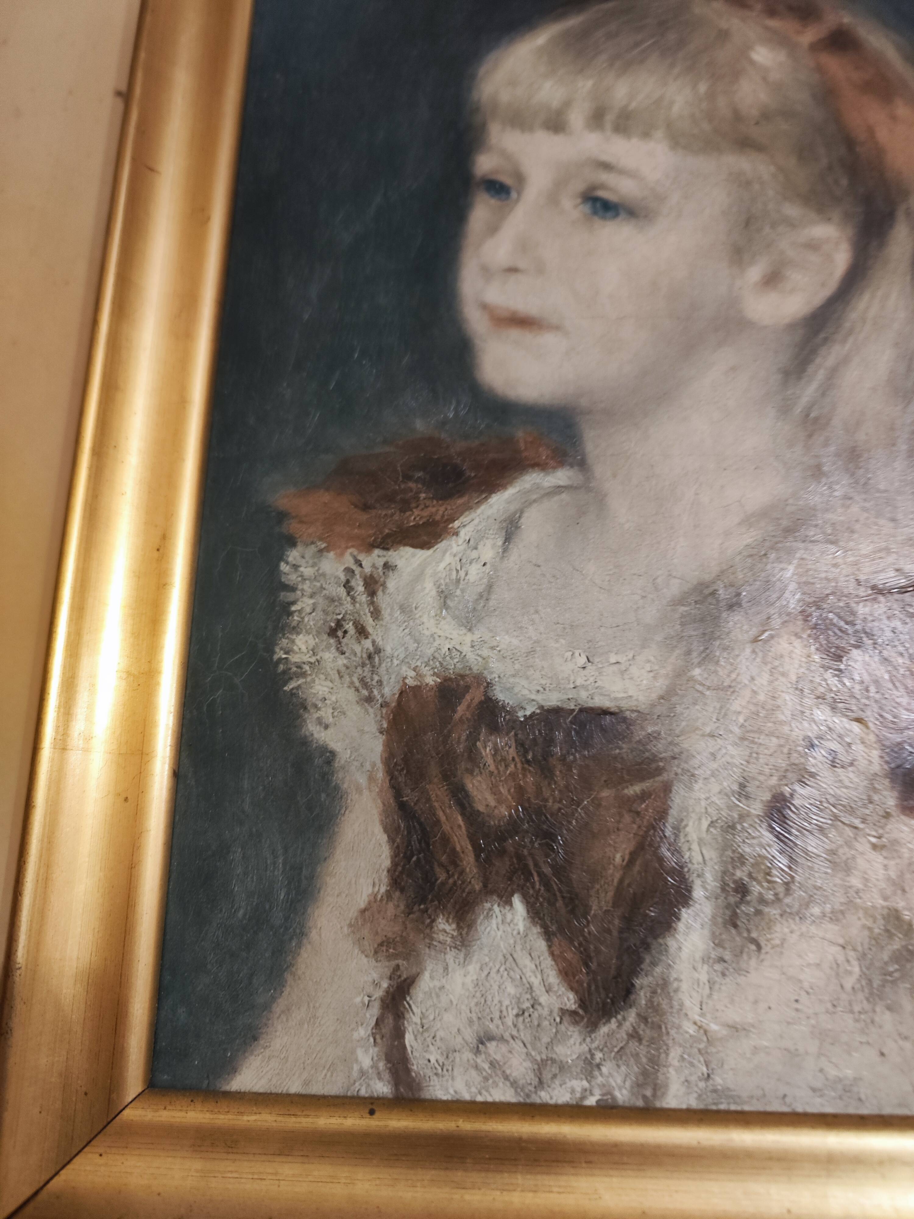 Old painting reproduction Renoir.