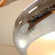 Lustre ovni en chrome Bauhaus / fonctionnaliste des années 1930 par Napako
