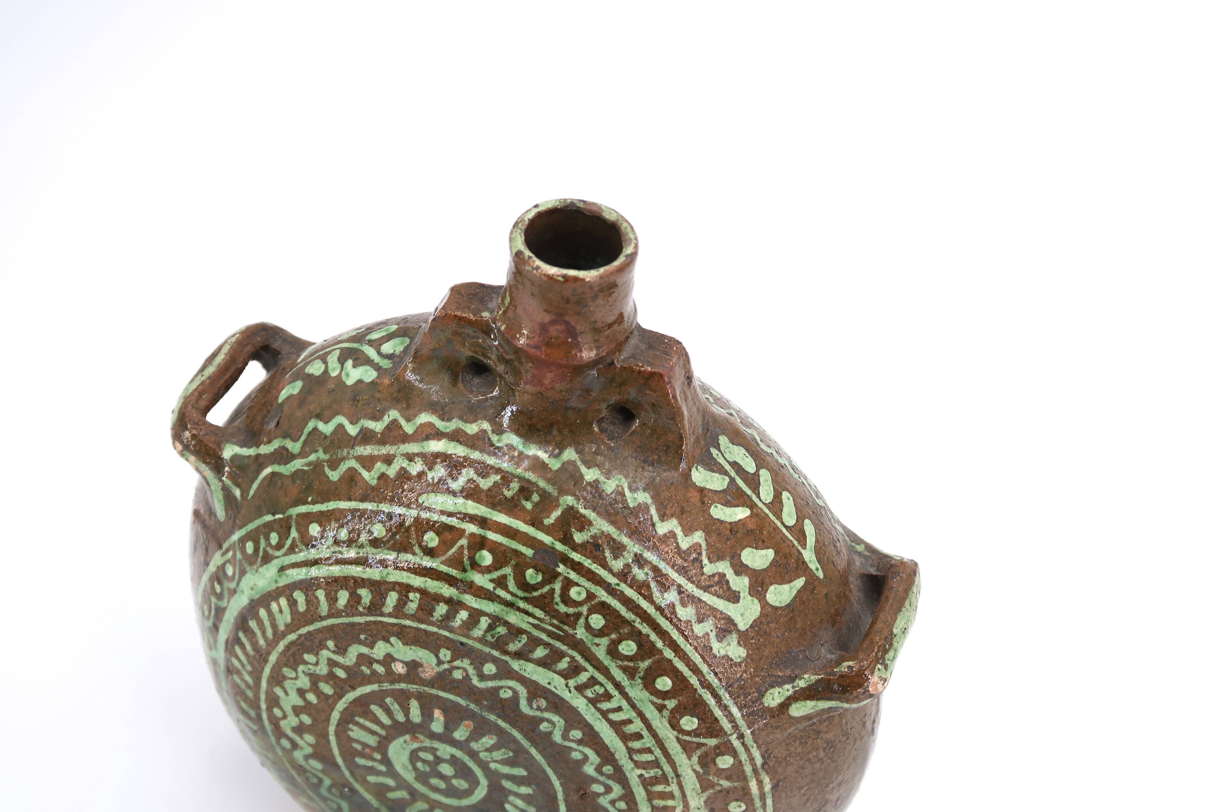 Popular Art shepherd's toad gourd in terracotta