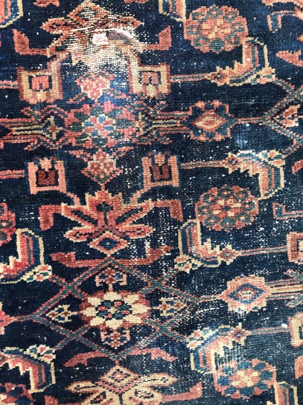 Former carpet Persian Malayer 19th century handmade 94 X 180 CM