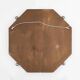 Art Deco octangular mirror in nickeled copper, France ca. 1920