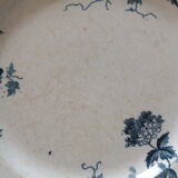 7 flat plates in Terre de Fer St Amand model Boule de Neige
