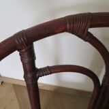 Bamboo and bentwood armchair from the 60s