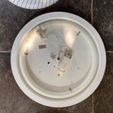 Vintage ceiling lamp with acrylic striped shade