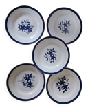 Dessert plates Moulins des Loups.