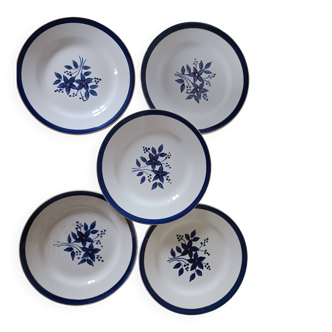 Dessert plates Moulins des Loups.