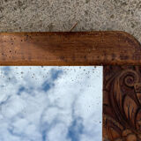 Old Art Deco mirror 38x36cm