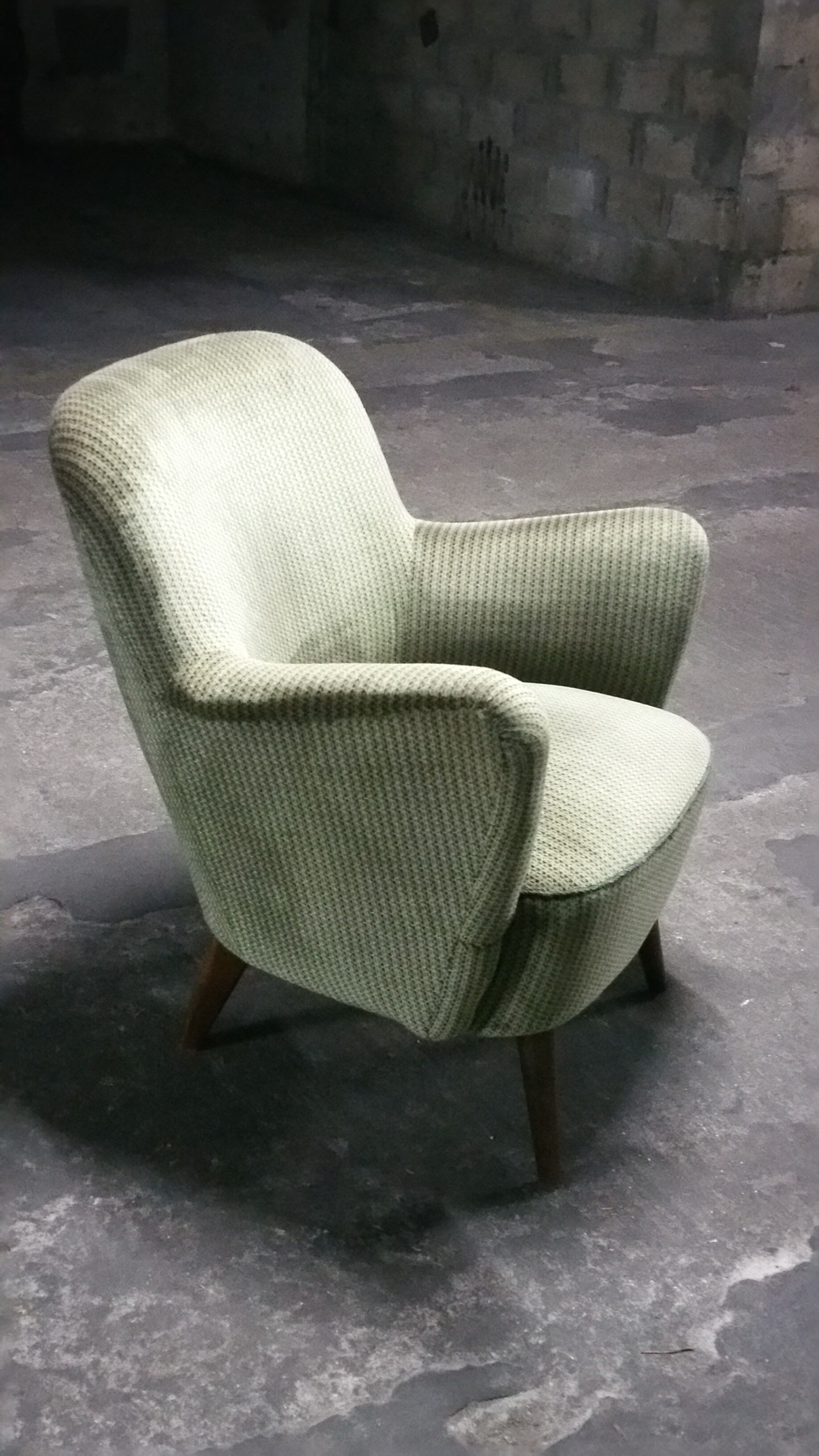 Chair years 50-60 Organic Green vintage