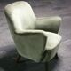 Chair years 50-60 Organic Green vintage
