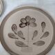 Set of 2 ceramic plates from Sarregueminesine