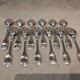 12 silver-plated soup spoons by Christofle, Vendome pattern