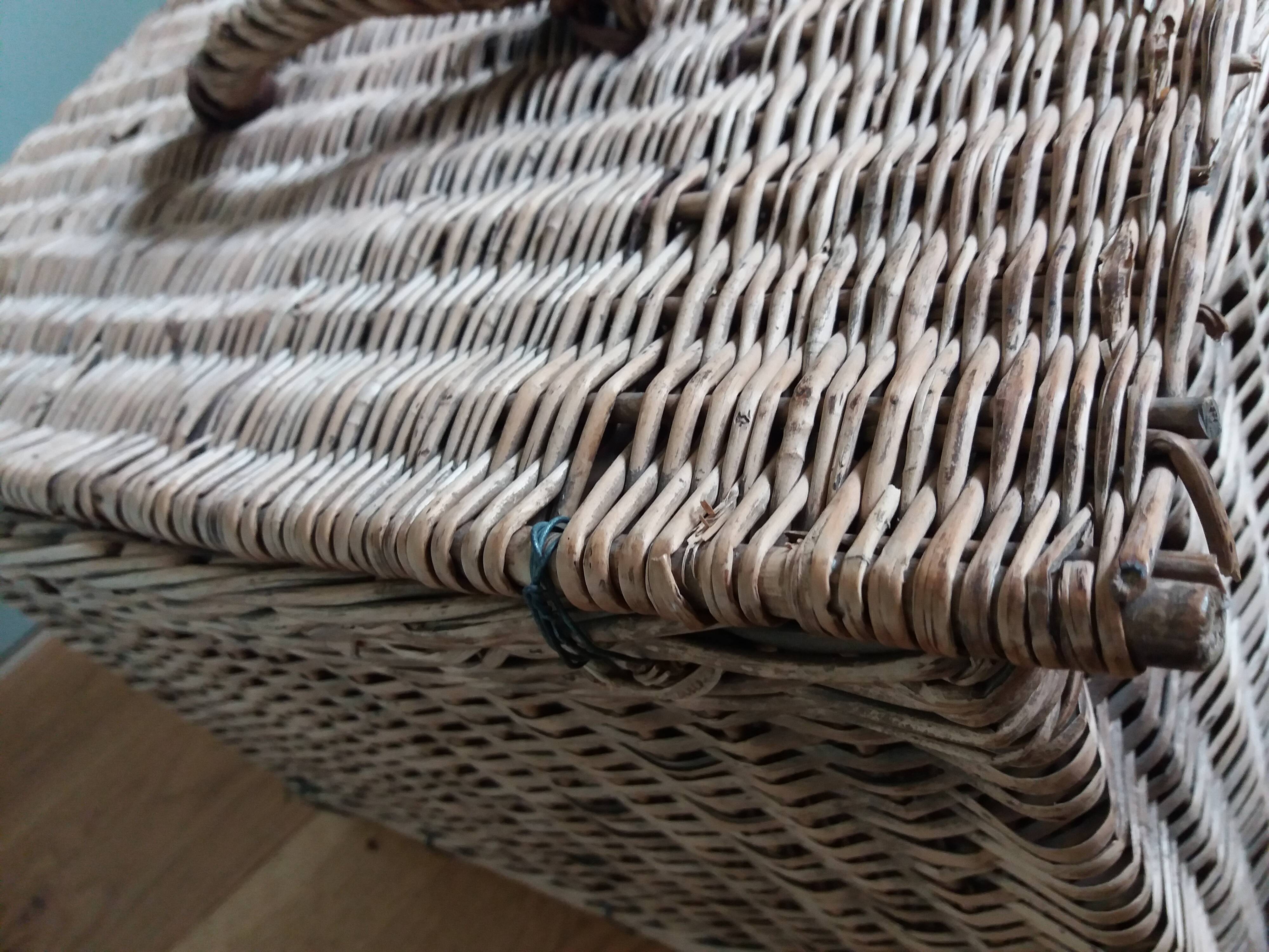 wicker box basket
